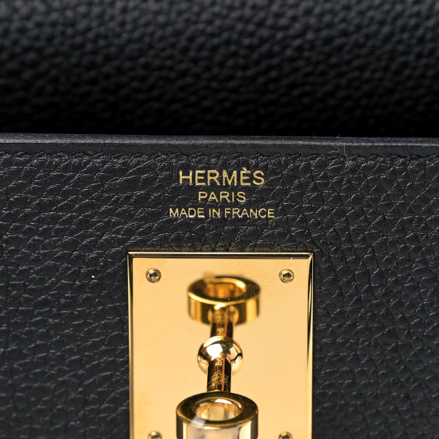 Hermes Togo Kelly Retourne 28 Black 9 of 12