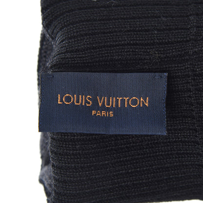 Louis Vuitton Wool Logo Gloves Grey 3 of 4