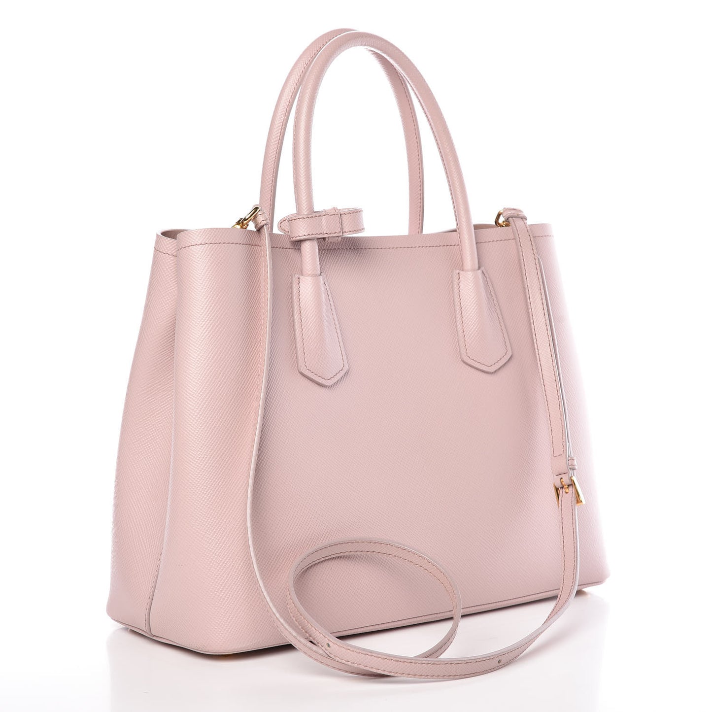 Saffiano Cuir Medium Double Bag Mughetto