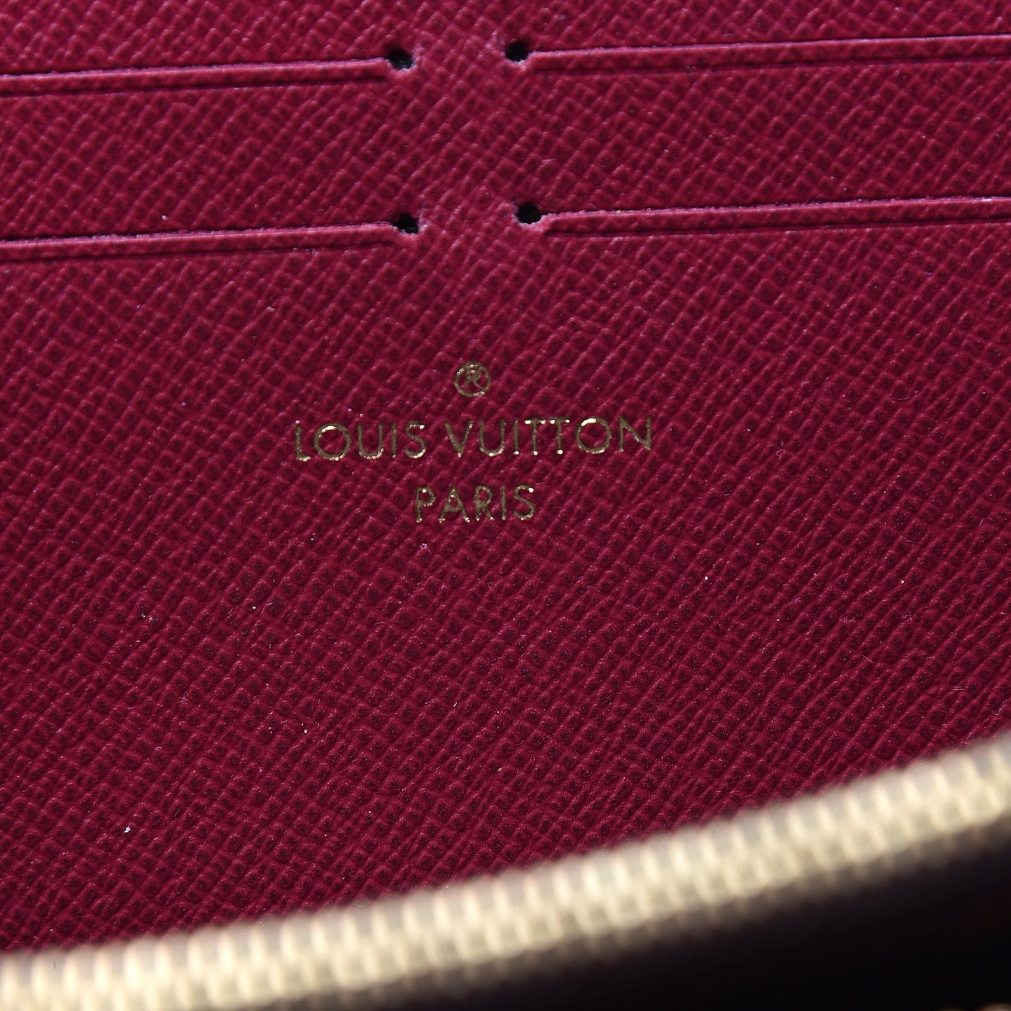Monogram Clemence Wallet Fuchsia