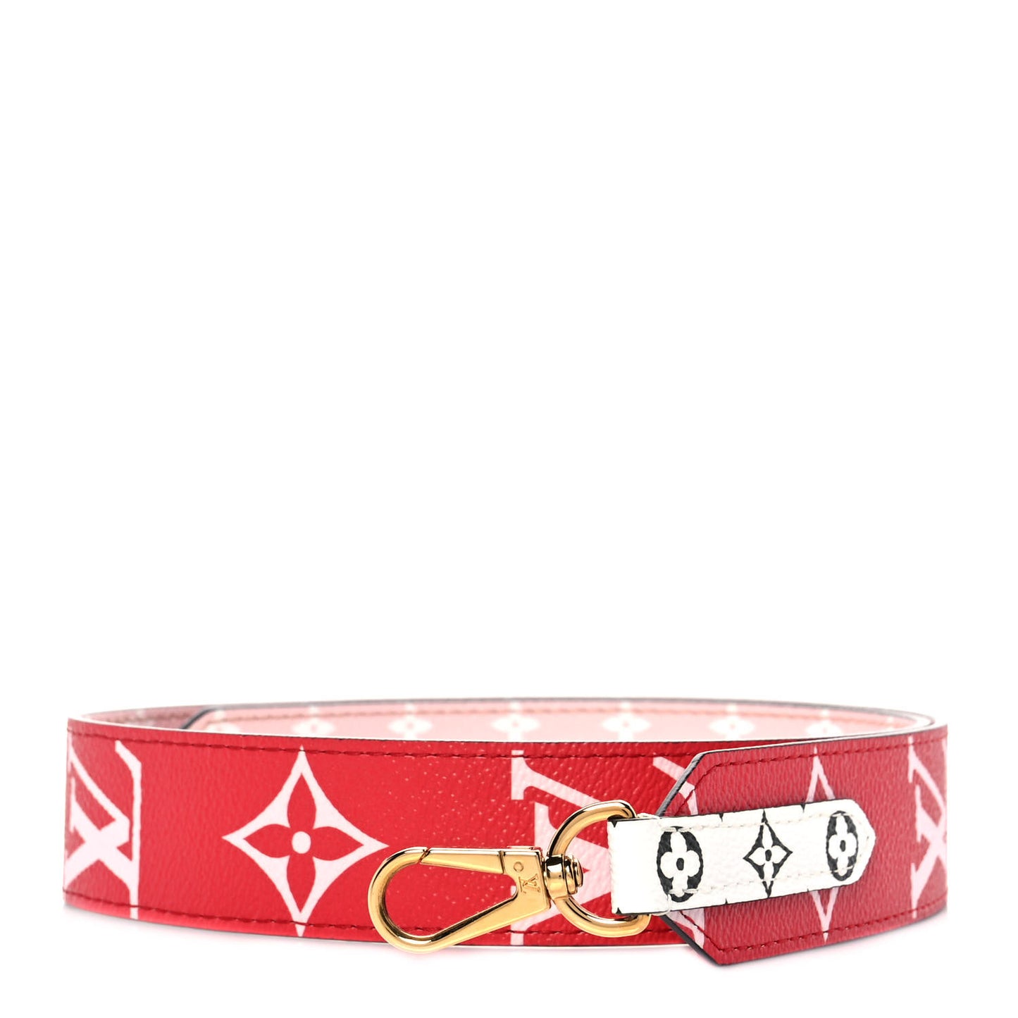 Monogram Giant Bandouliere Shoulder Strap Rouge