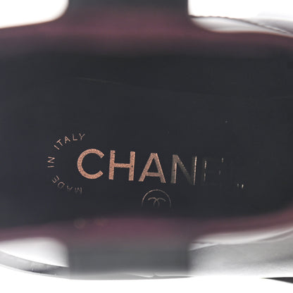 Chanel Calfskin CC Ankle Boots 37 Black 7 of 14