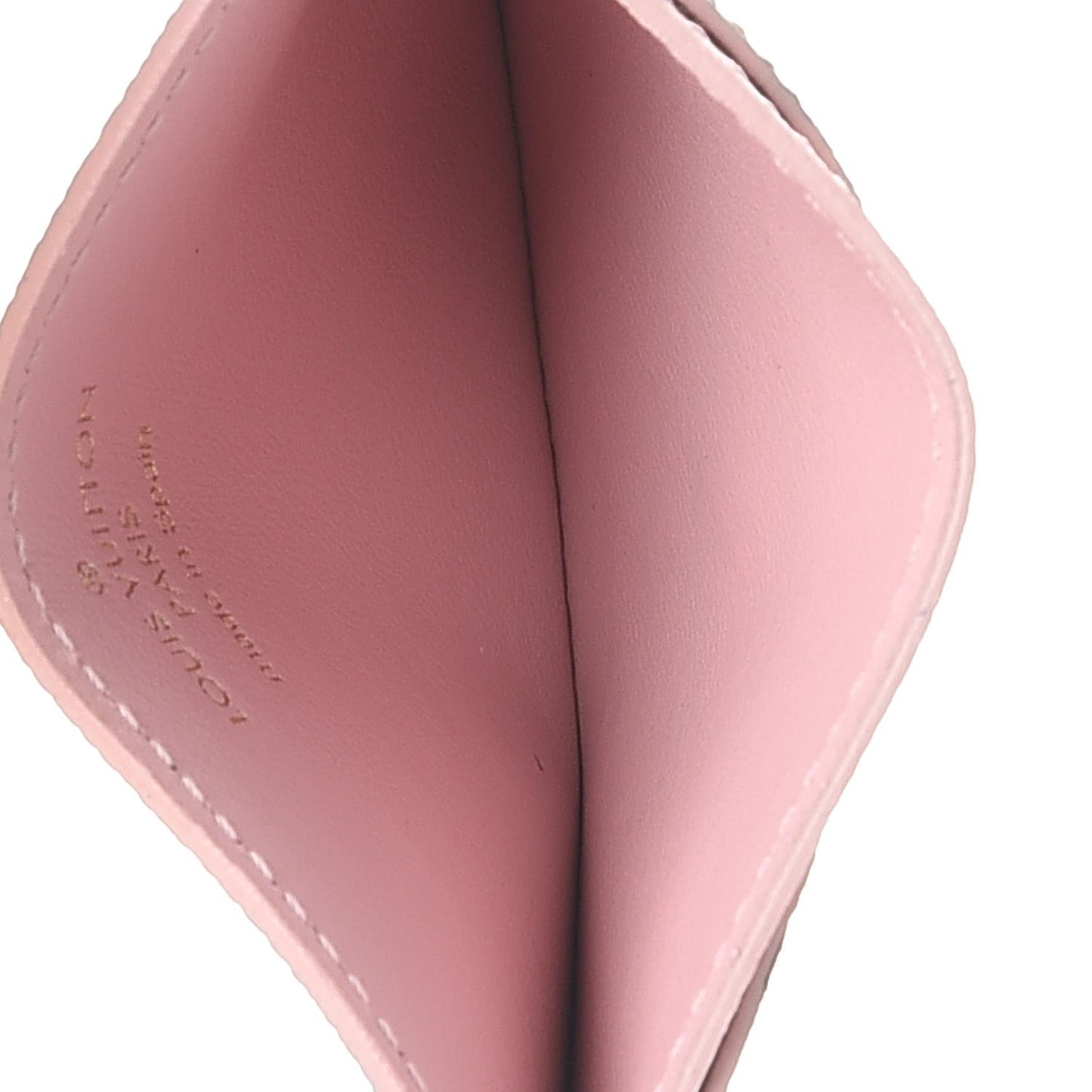 Damier Ebene Caissa Card Holder Rose Ballerine