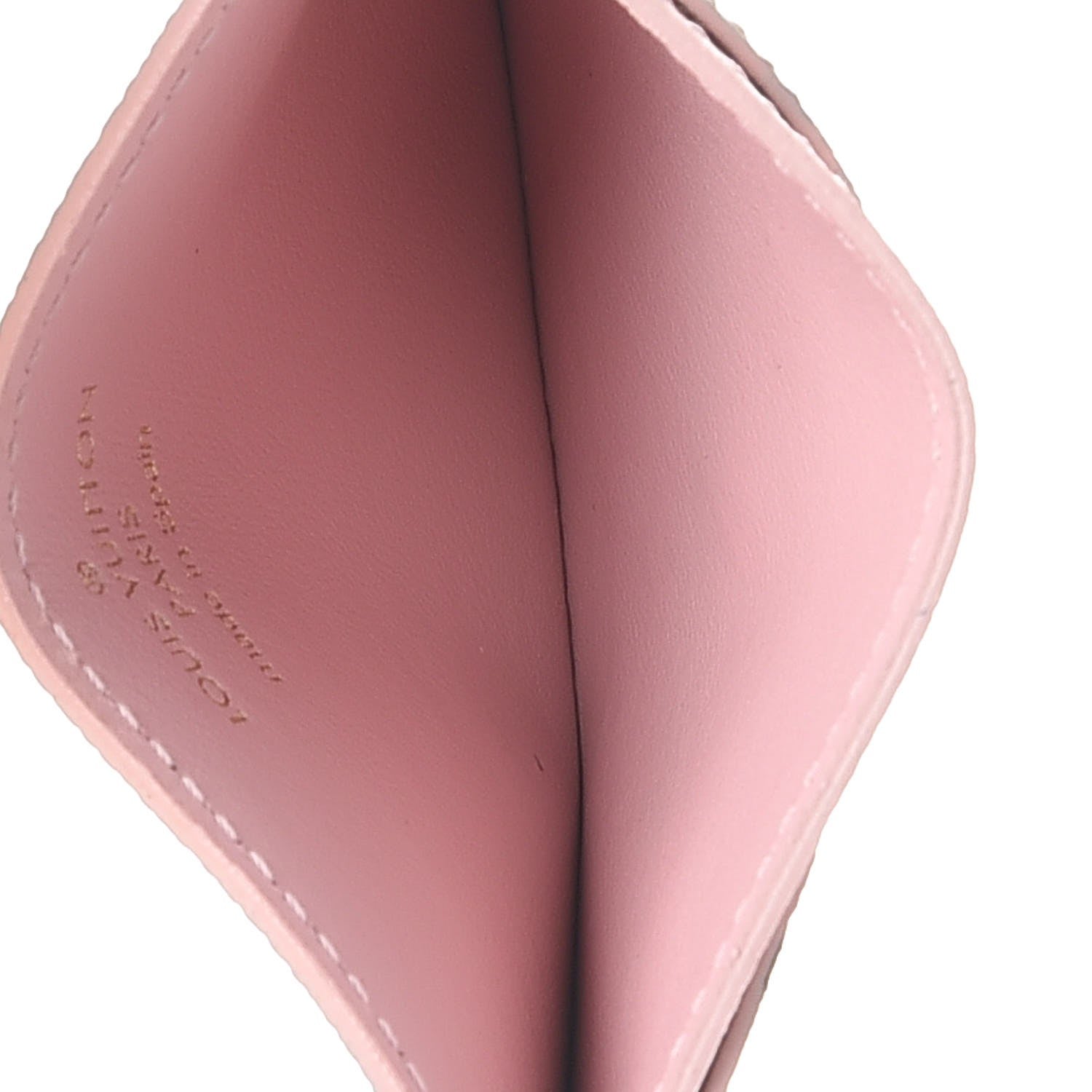 Louis Vuitton Damier Ebene Caissa Card Holder Rose Ballerine 5 of 8