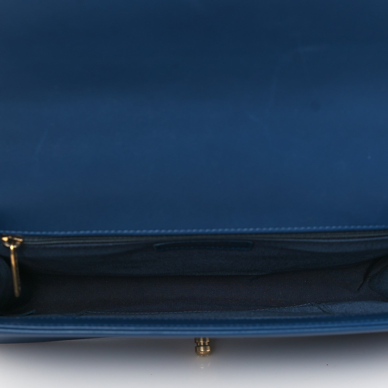 Chanel Lambskin Quilted New Medium Boy Flap Dark Blue 5 of 10