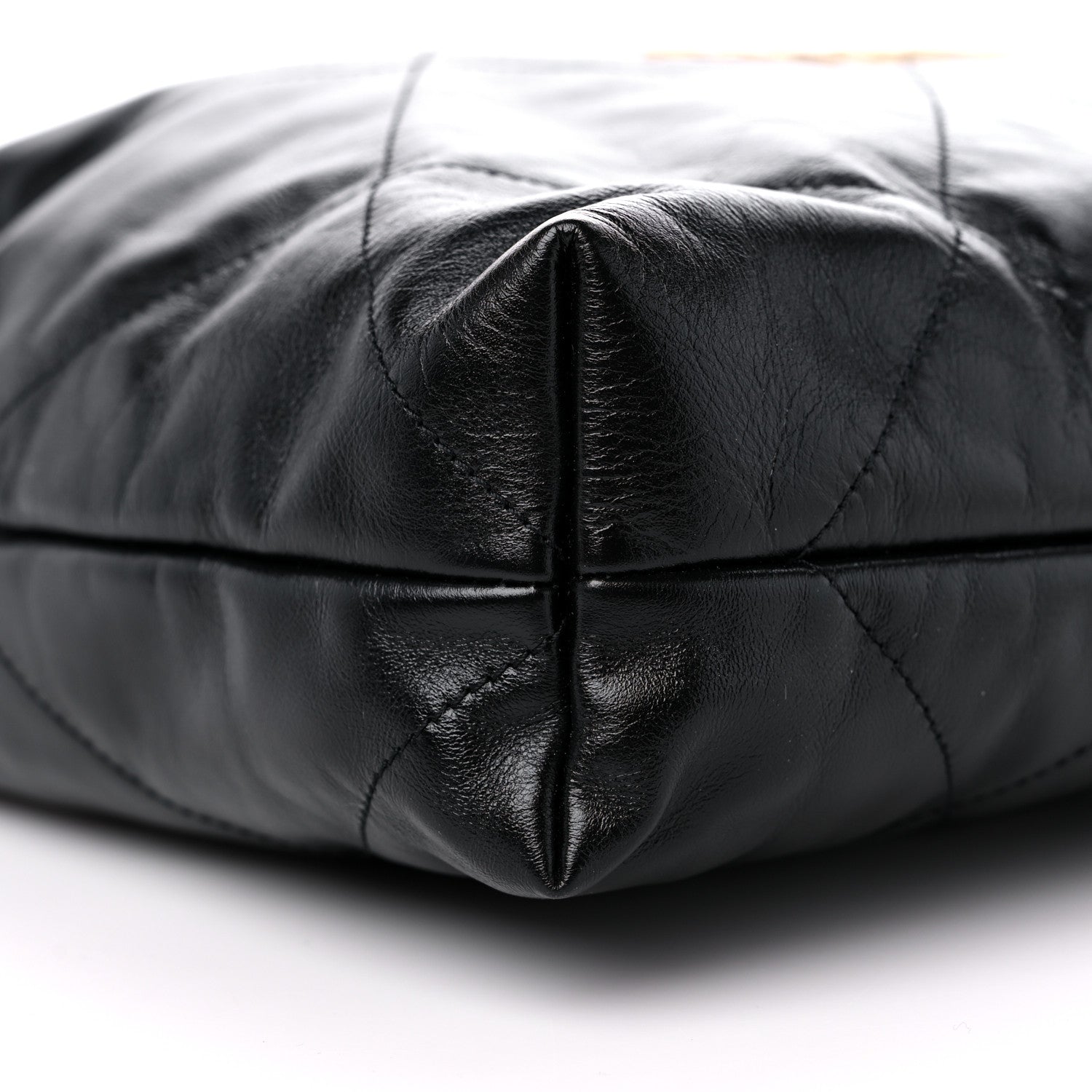 Chanel Shiny Calfskin Quilted Chanel 22 Black 9 of 11