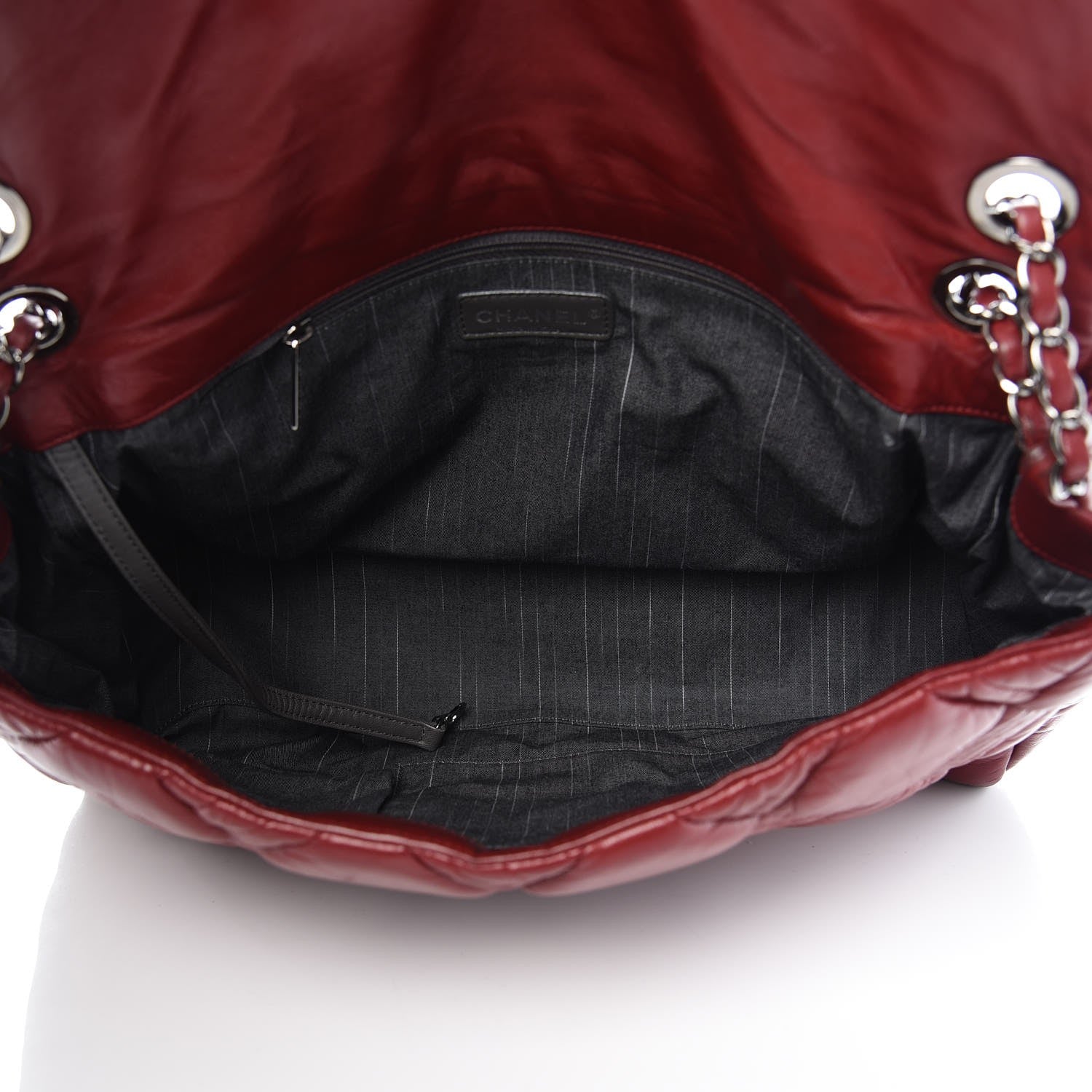 Chanel Calfskin Diagonal Quilted Flap Red 5 of 10