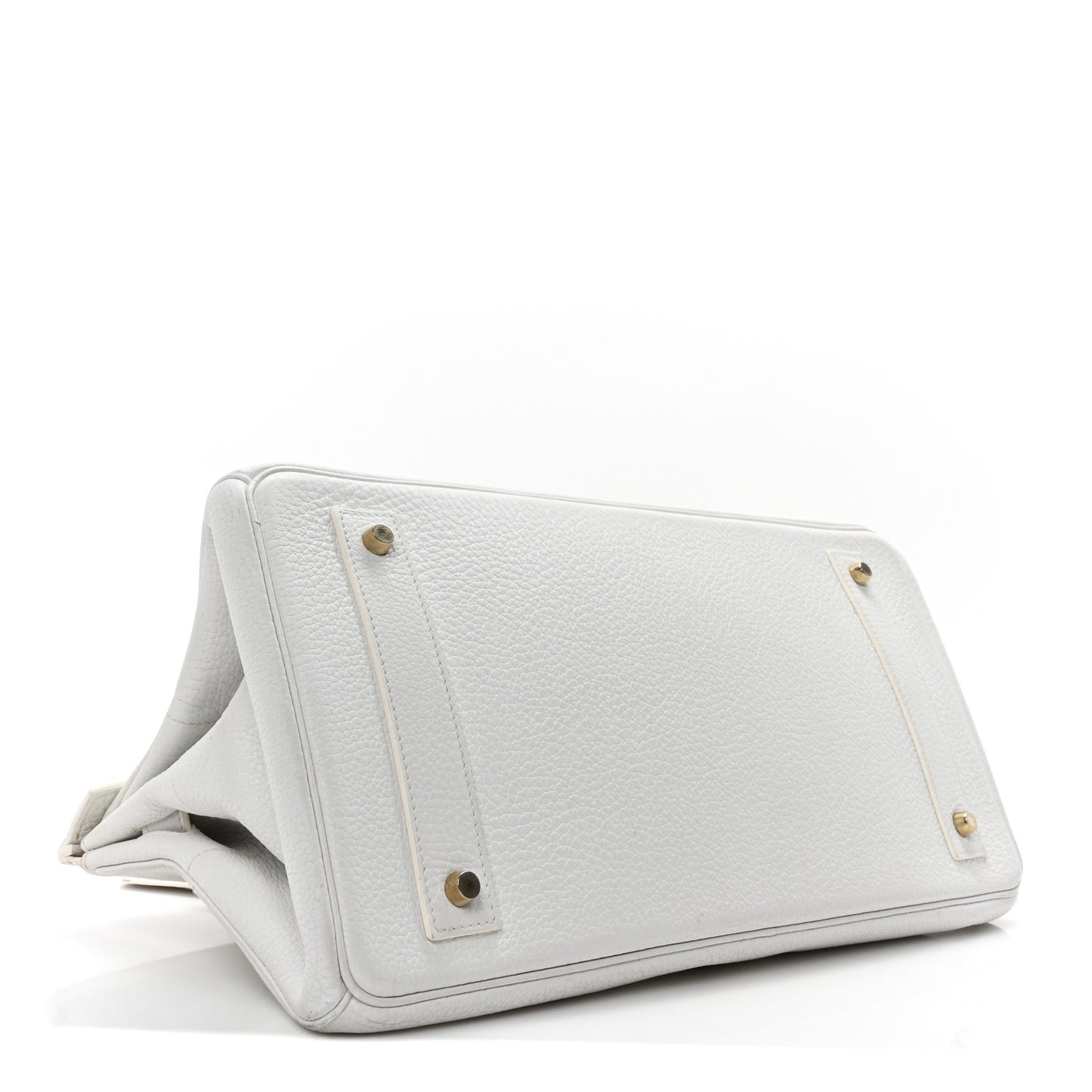 Taurillon Clemence JPG Birkin 42 White