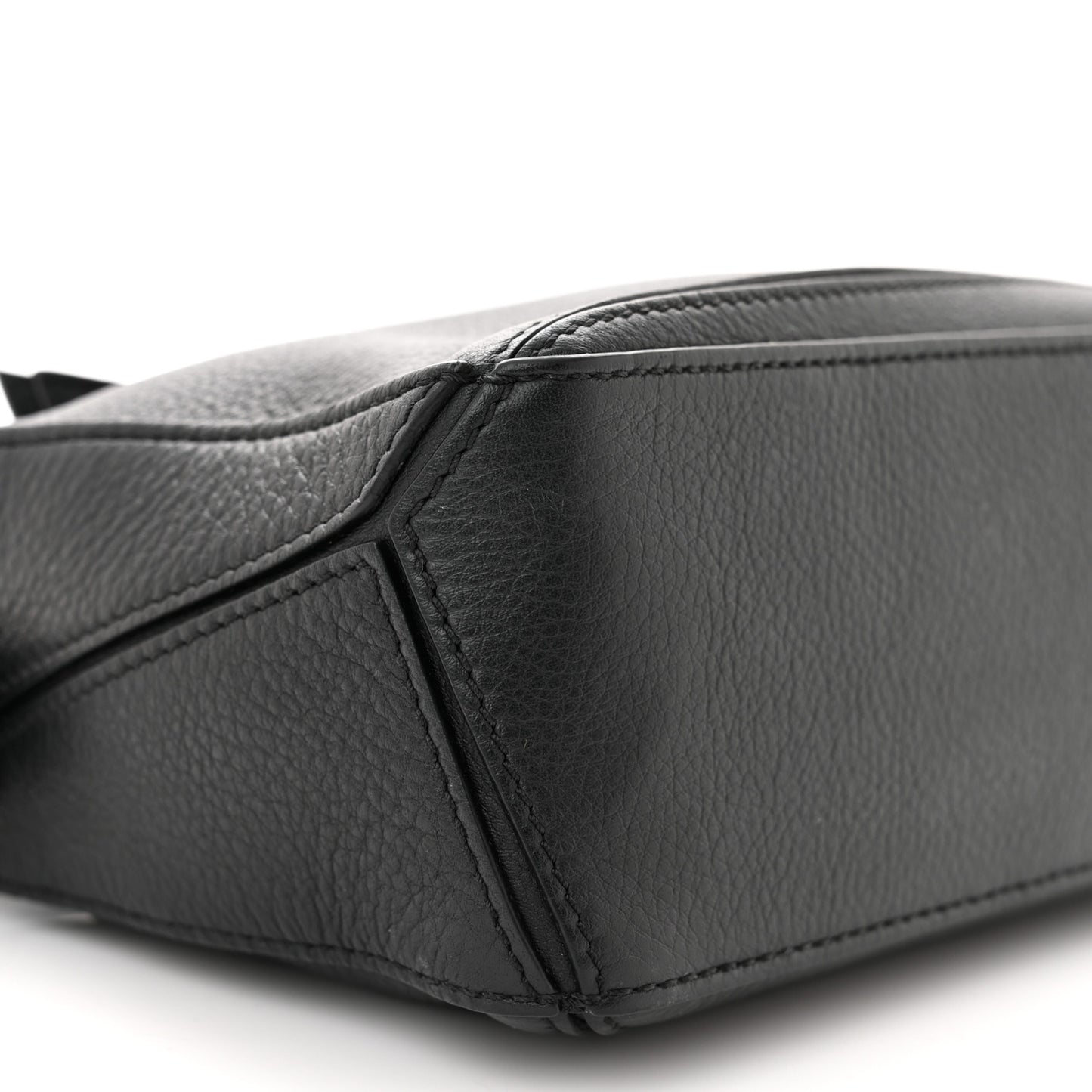 Calfskin Mini Puzzle Bag Black