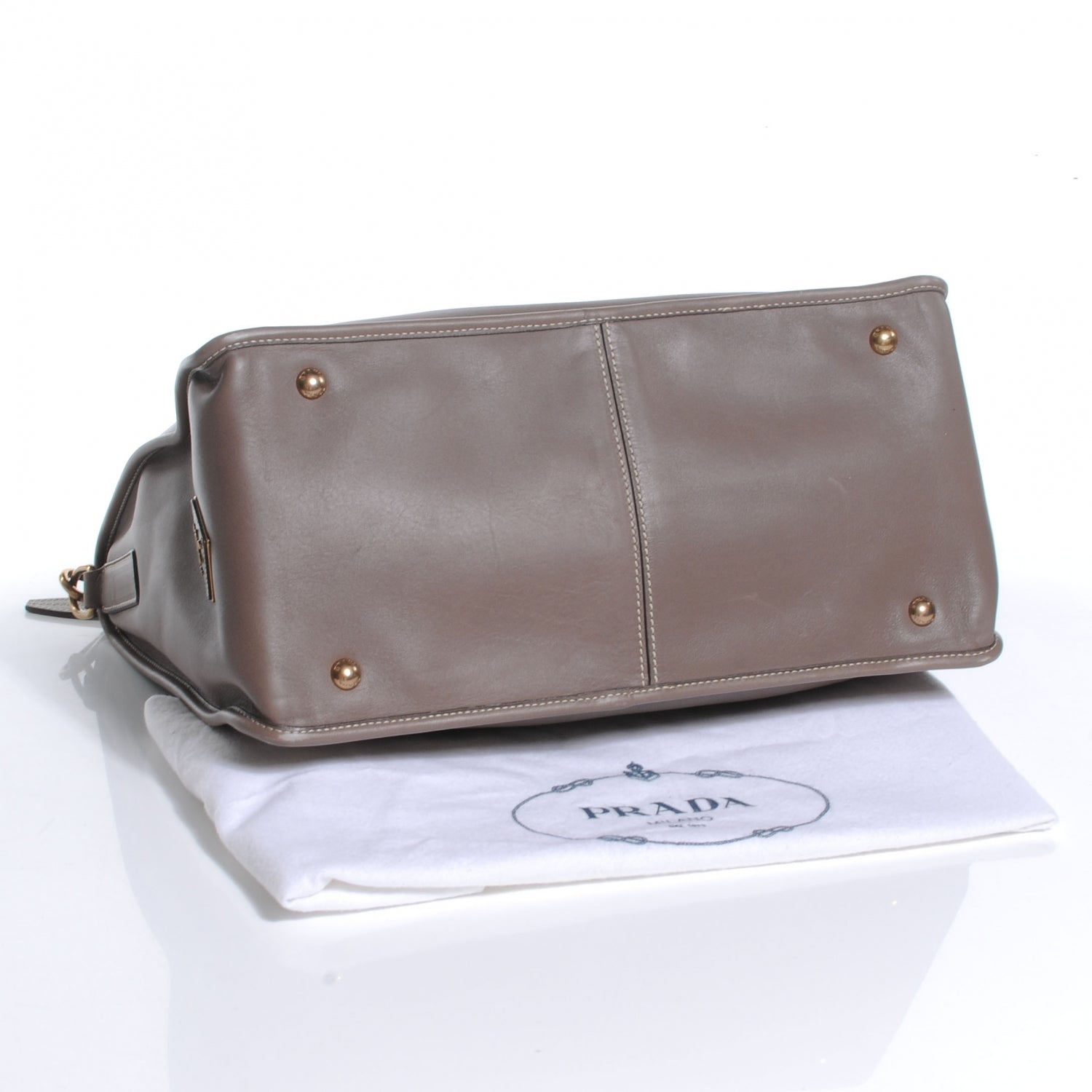 Prada City Calf Tote Argilla 6 of 10