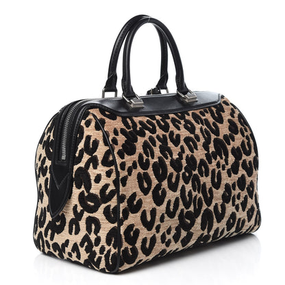 Louis Vuitton Jacquard Velvet Leopard Print Stephen Sprouse Speedy 3 of 11