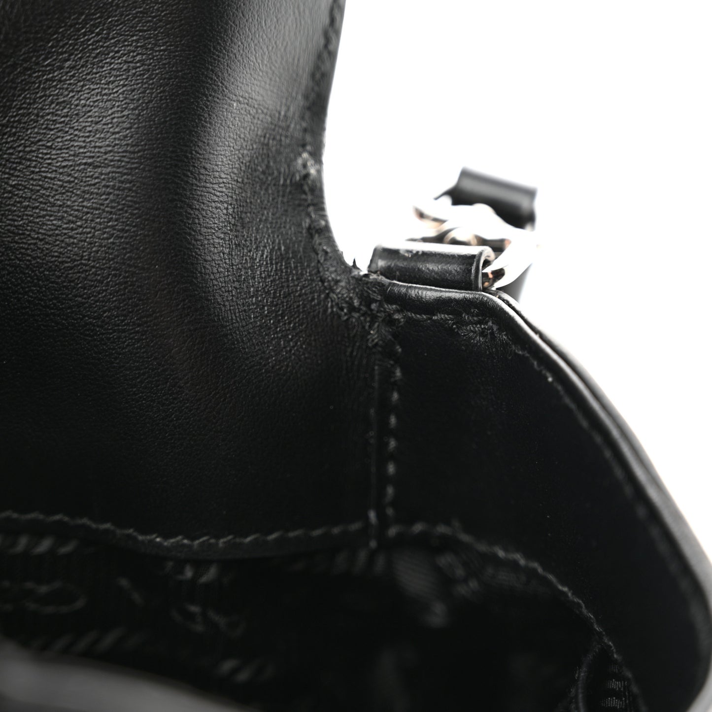 Spazzolato Mini Cleo Flap Adjustable Strap Shoulder Bag Black