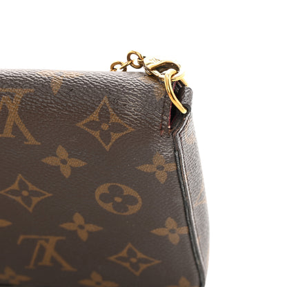 Louis Vuitton Monogram Pochette Felicie Chain Wallet Fuchsia 15 of 22