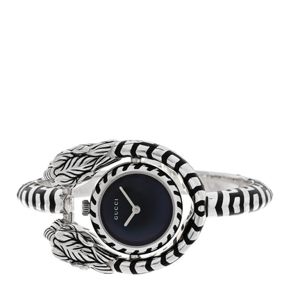 Gucci Sterling Silver Black Mother of Pearl 23mm Dionysus Quartz Watch 2 of 5