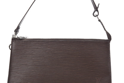 Louis Vuitton Epi Pochette Accessories 24 Moka 7 of 9