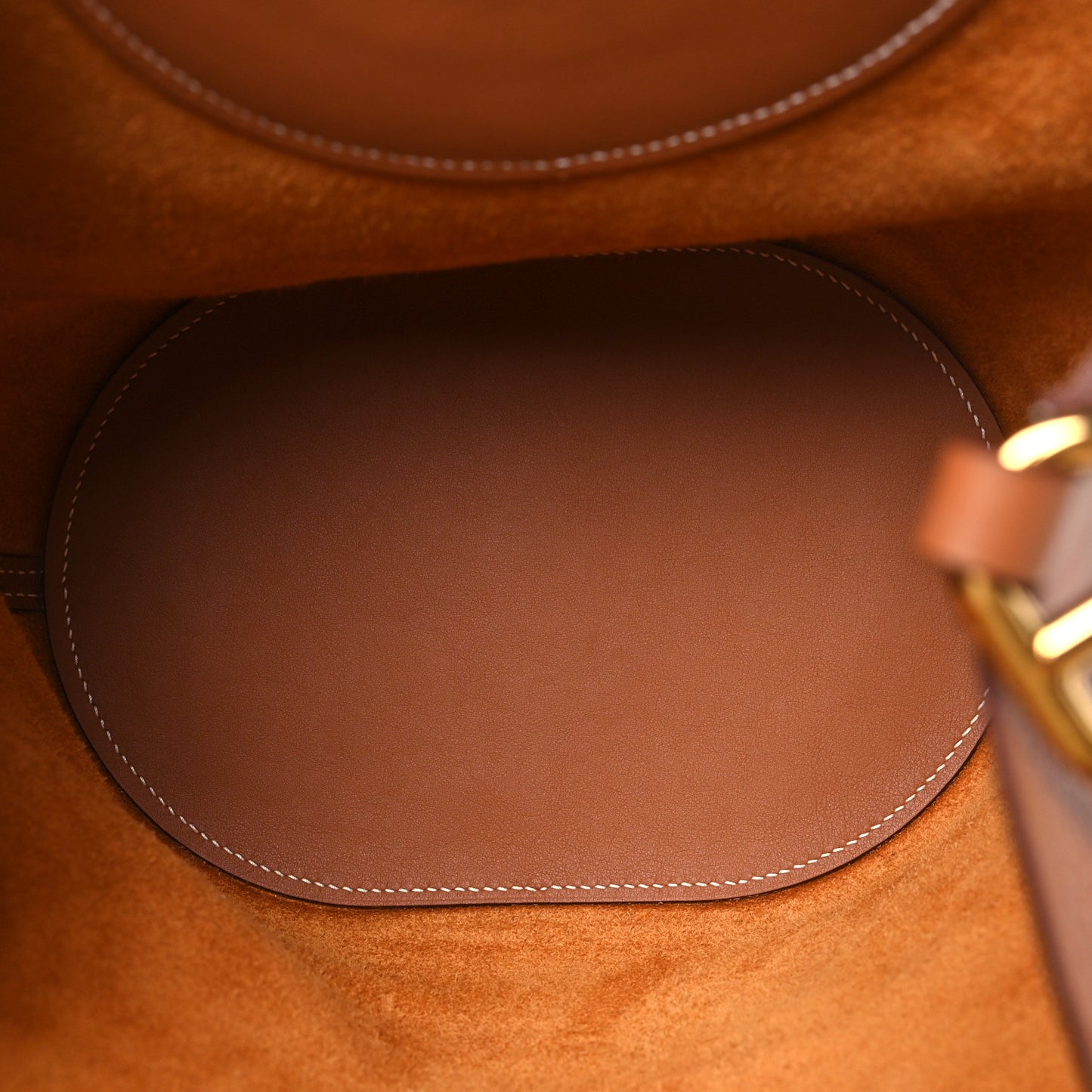 Taurillon Clemence Swift In-The-Loop 23 Bag Gold