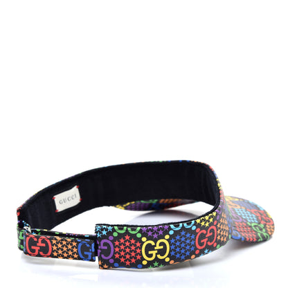 Gucci GG Supreme Monogram Psychedelic Izzy Visor L Black Multicolor 5 of 8