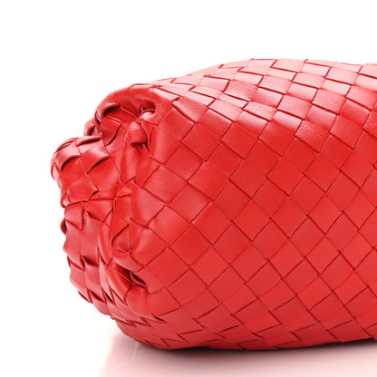 Bottega Veneta Nappa Maxi Intrecciato The Pouch Oversized Clutch Bright Red 7 of 8