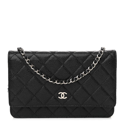 Chanel Caviar Quilted Wallet On Chain WOC Black 1 of 11