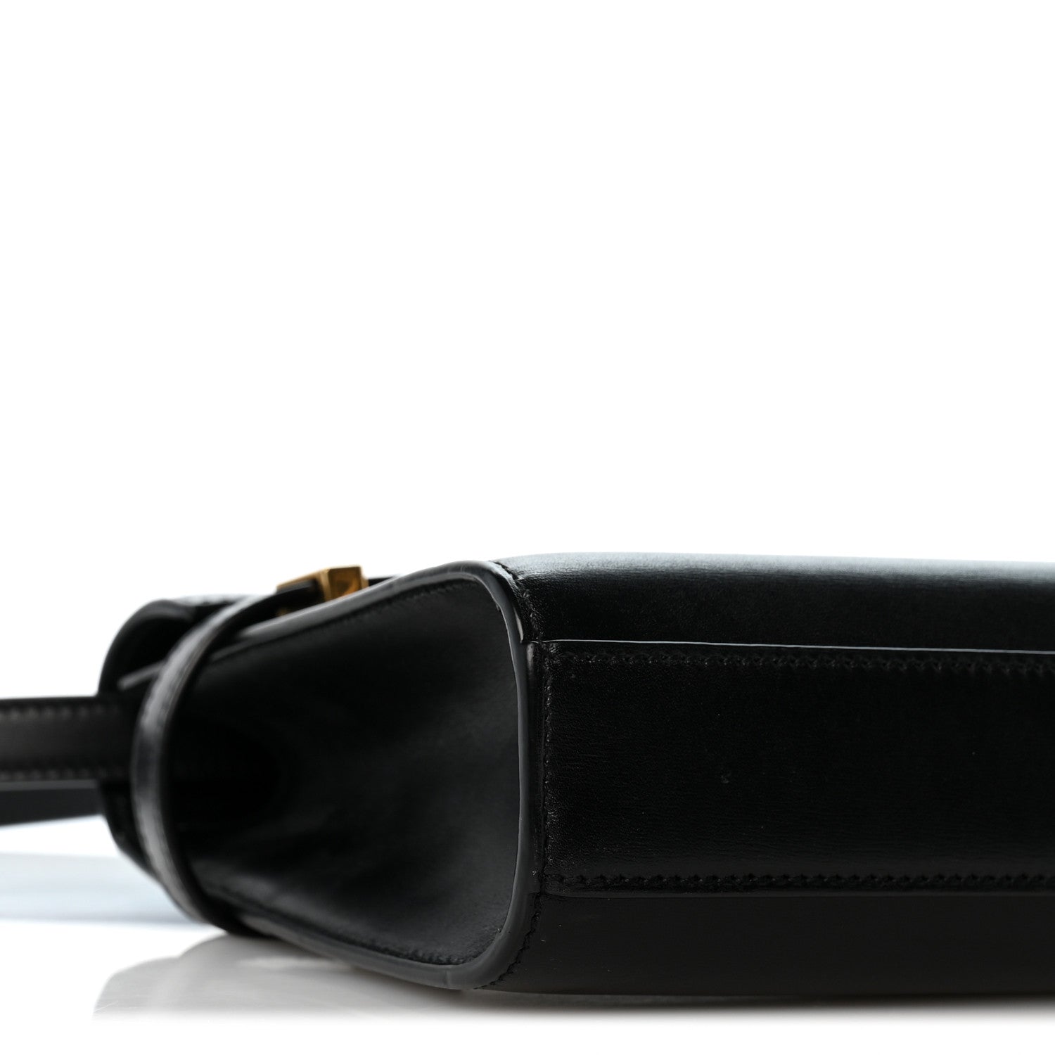 Saint Laurent Smooth Calfskin Small Manhattan Shoulder Bag Black 8 of 12