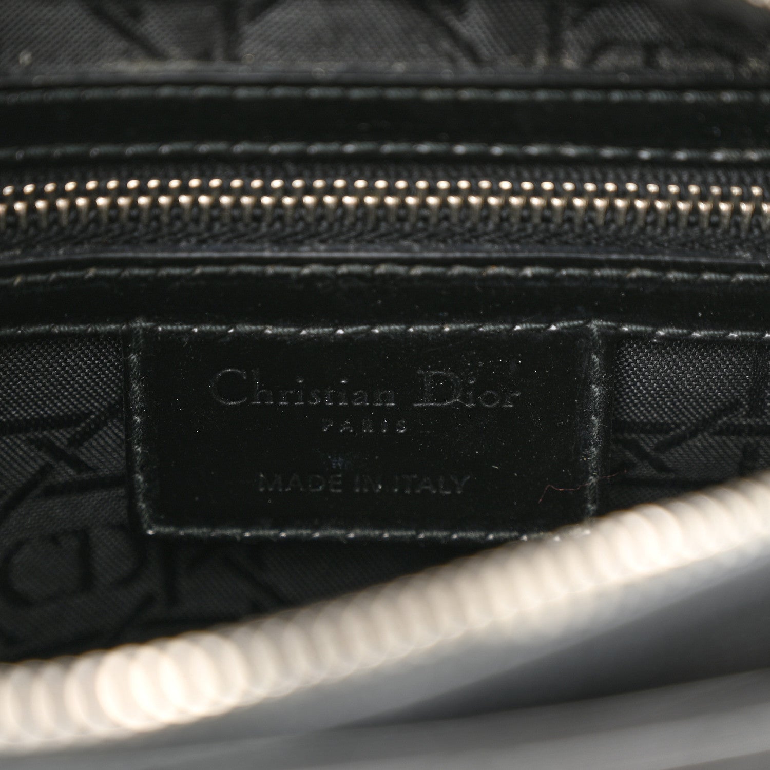 Christian Dior CHRISTIAN DIOR Patent Cannage Medium Lady Dior Black 6 of 11