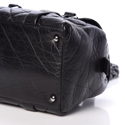 Chanel Distressed Lambskin Lady Braid Flap Tote Black 7 of 10