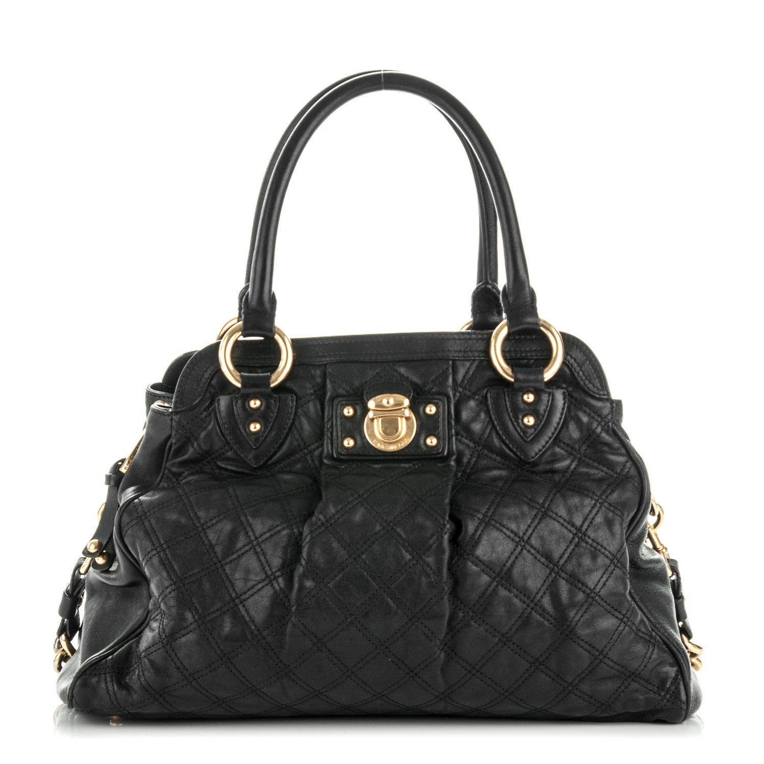 Marc Jacobs Calfskin Quilted Alyona Black 1 of 7