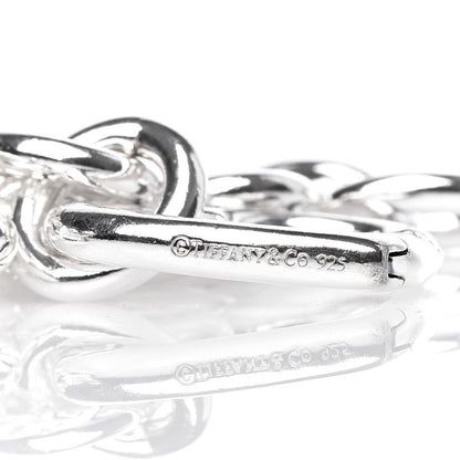 Tiffany Sterling Silver Open Heart Clasp Bracelet 4 of 5