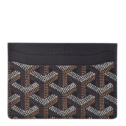 Goyard Goyardine Saint Sulpice Card Holder Black 1 of 7