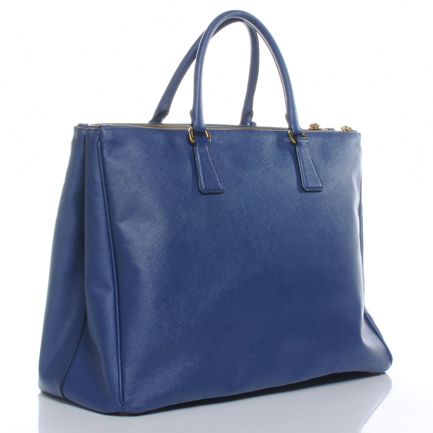 Saffiano Lux Large Tote Bluette