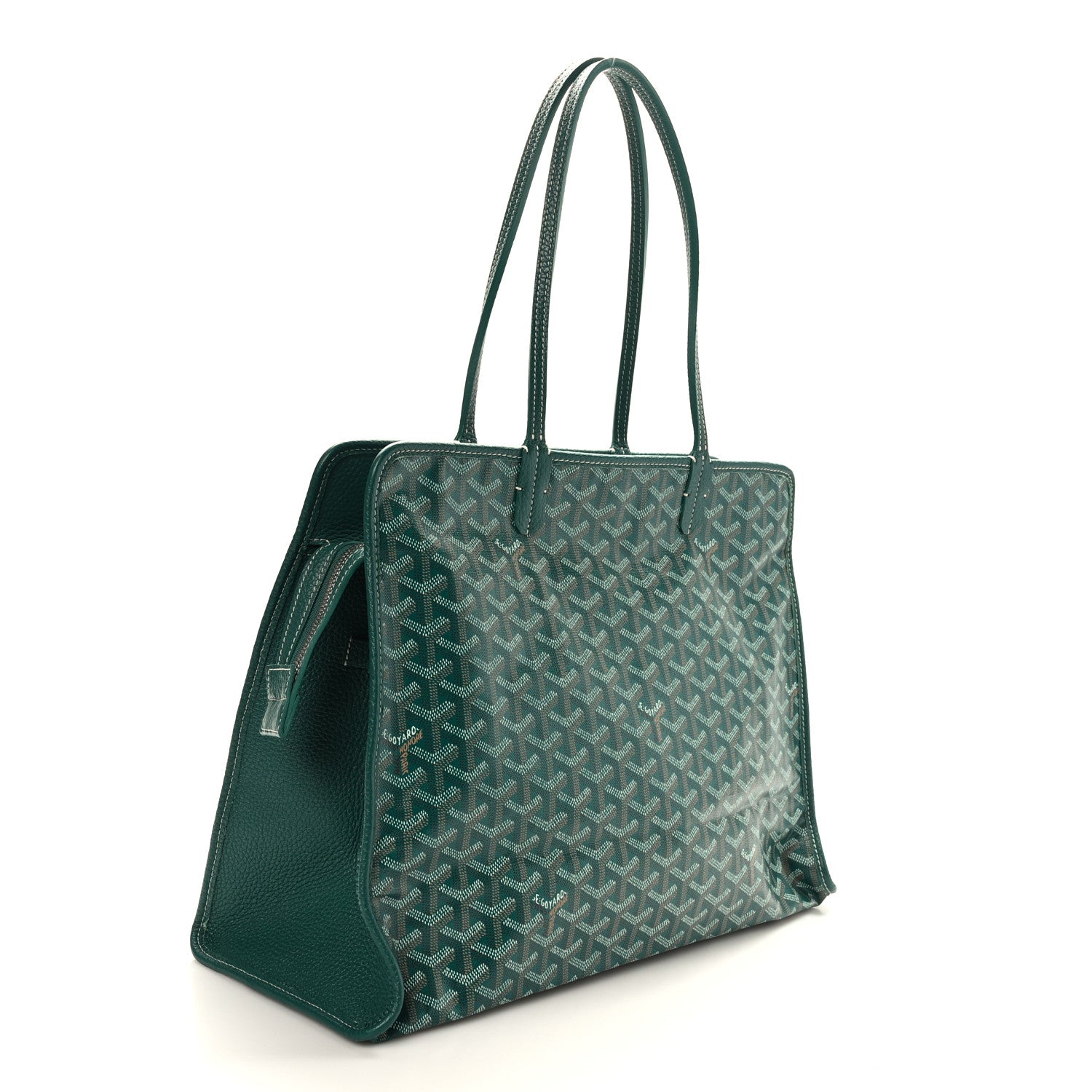Goyard Goyardine Sac Hardy Pet Carrier PM Green 4 of 10