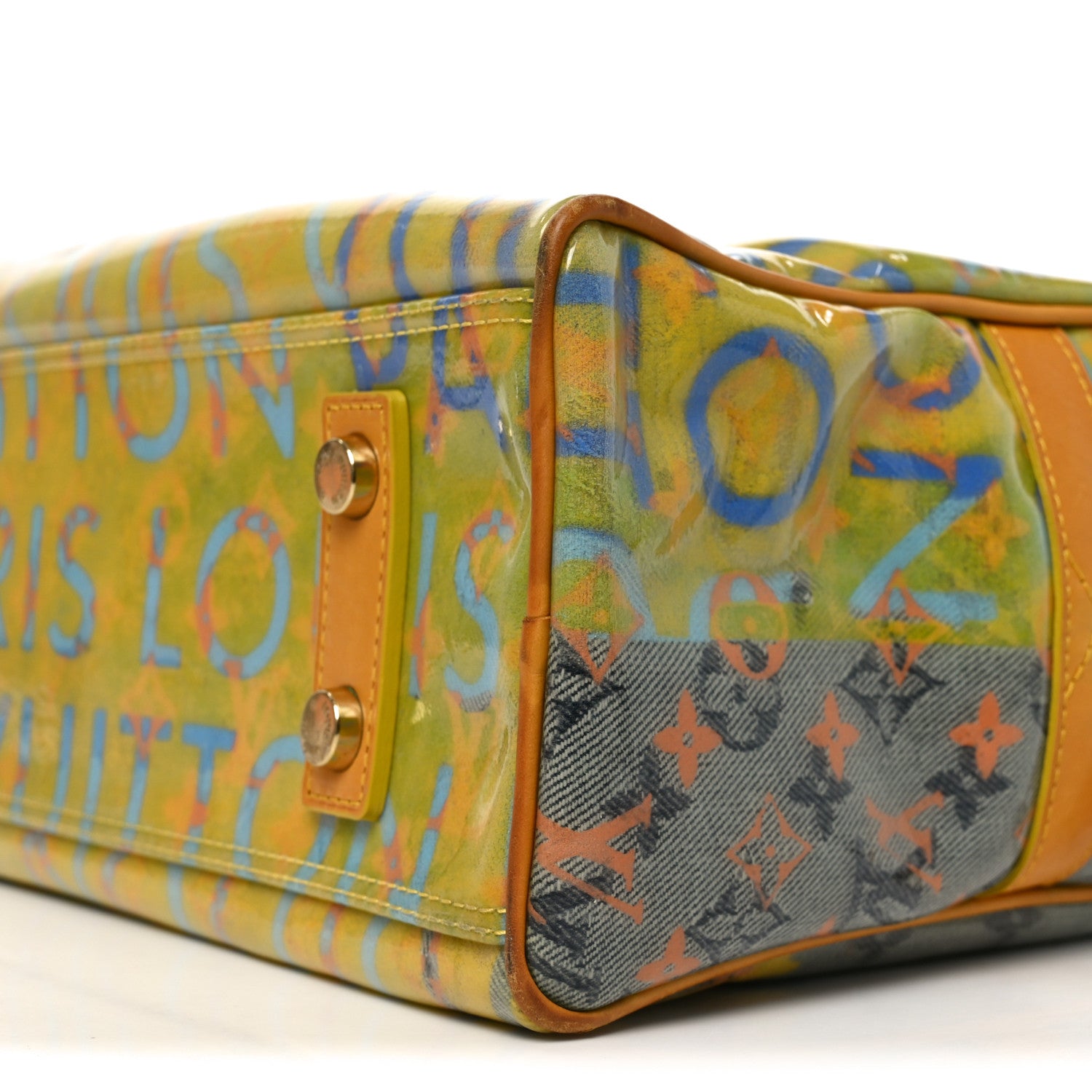 Louis Vuitton Monogram Pulp Defile Weekender PM Yellow 9 of 9
