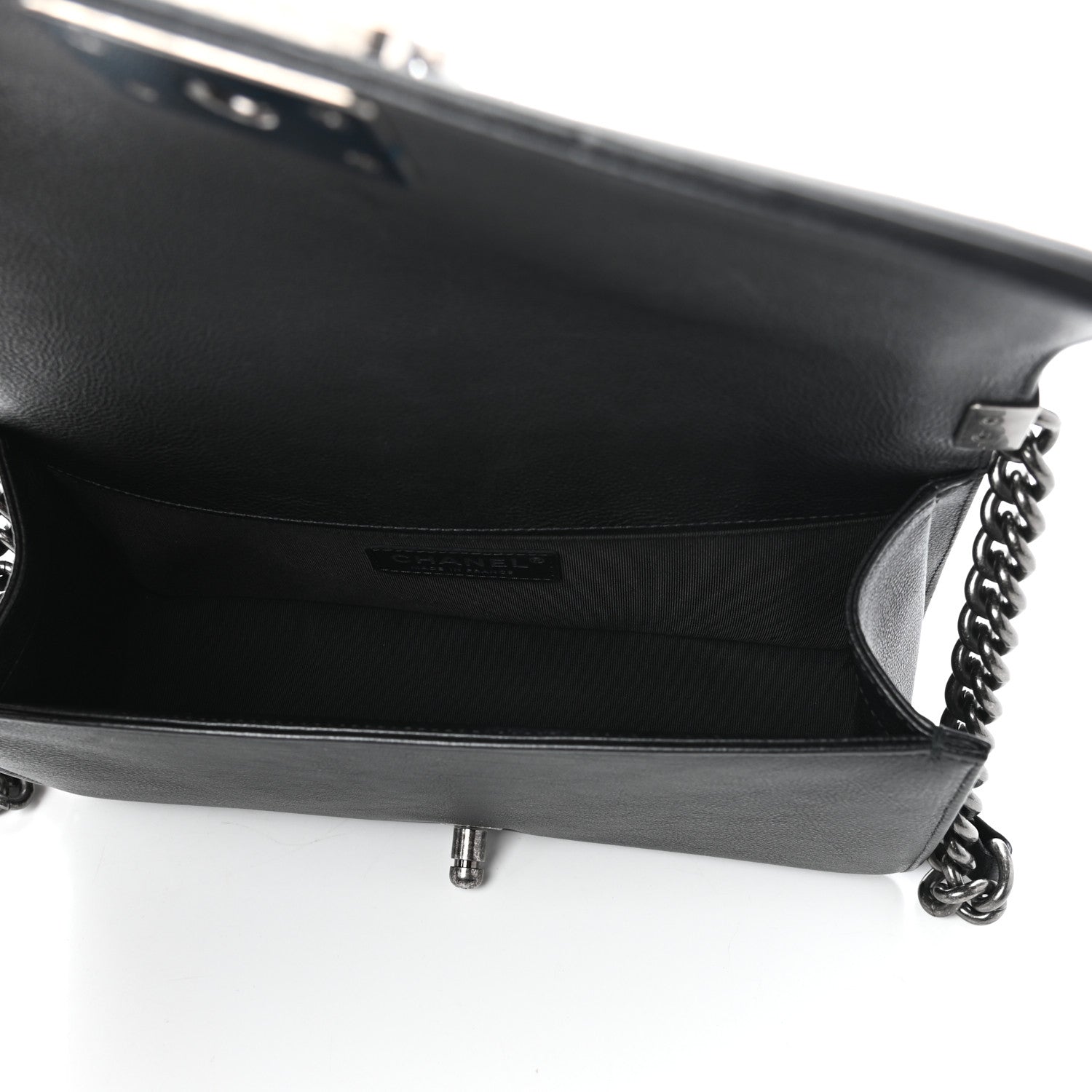 Chanel Calfskin Quilted Medium Boy Flap Black 5 of 9