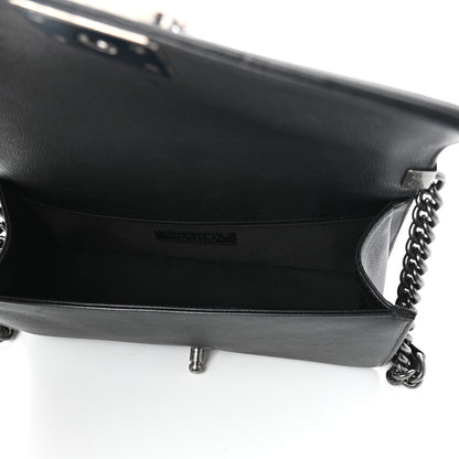 Chanel Calfskin Quilted Medium Boy Flap Black 5 of 9