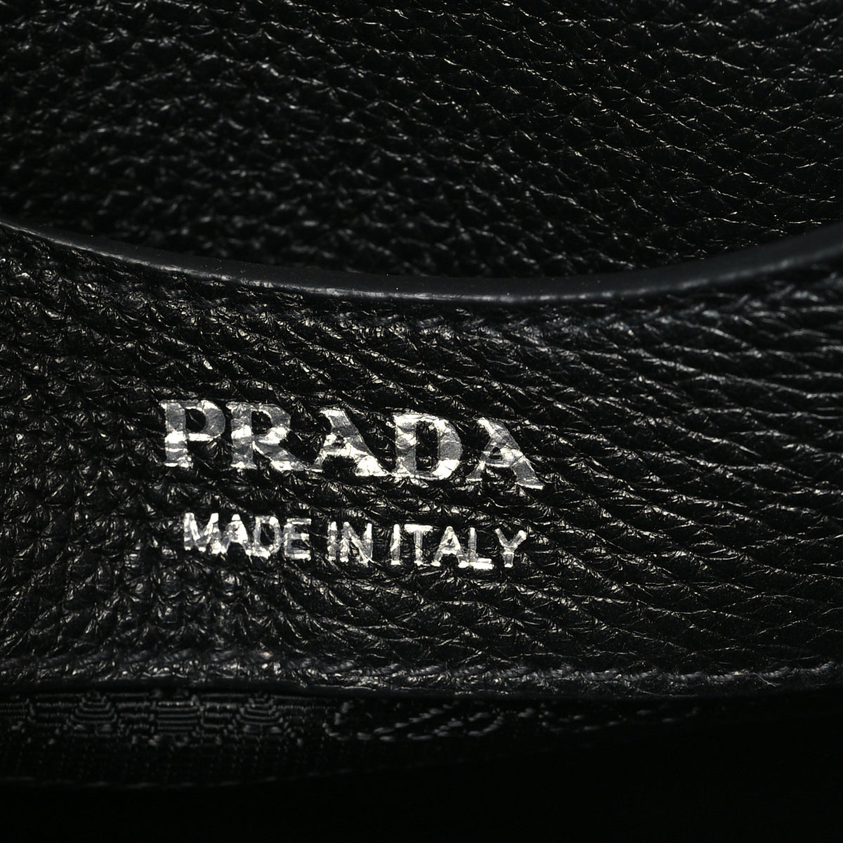 Prada Vitello Daino Soft Mini Zippered Top Handle Bag Black 6 of 9