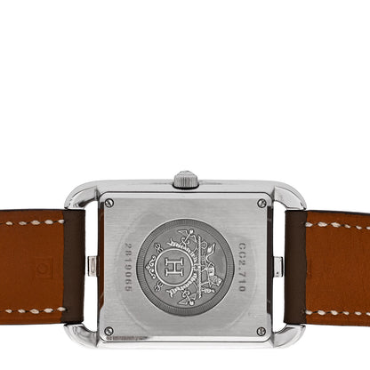 Hermes Stainless Steel Swift 29mm Cape Cod Double Tour Quartz Watch Etoupe 4 of 4