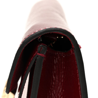 Gucci Crinkled Patent Mini Dionysus Shoulder Bag Rosso Ancora Red 10 of 10