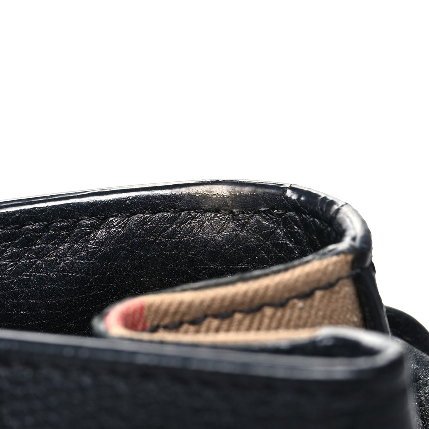 Derby Calfskin House Check Small Banner Tote Black