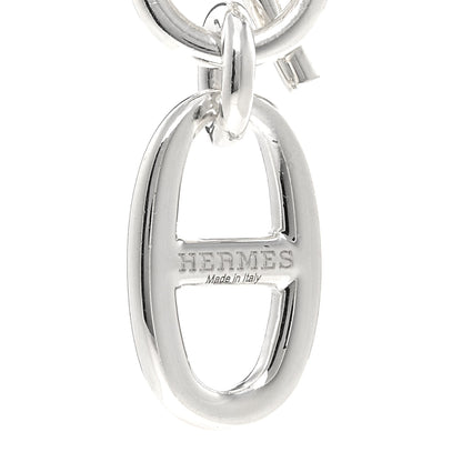 Hermes Sterling Silver Amulette Chaine d'Ancre Necklace 4 of 5