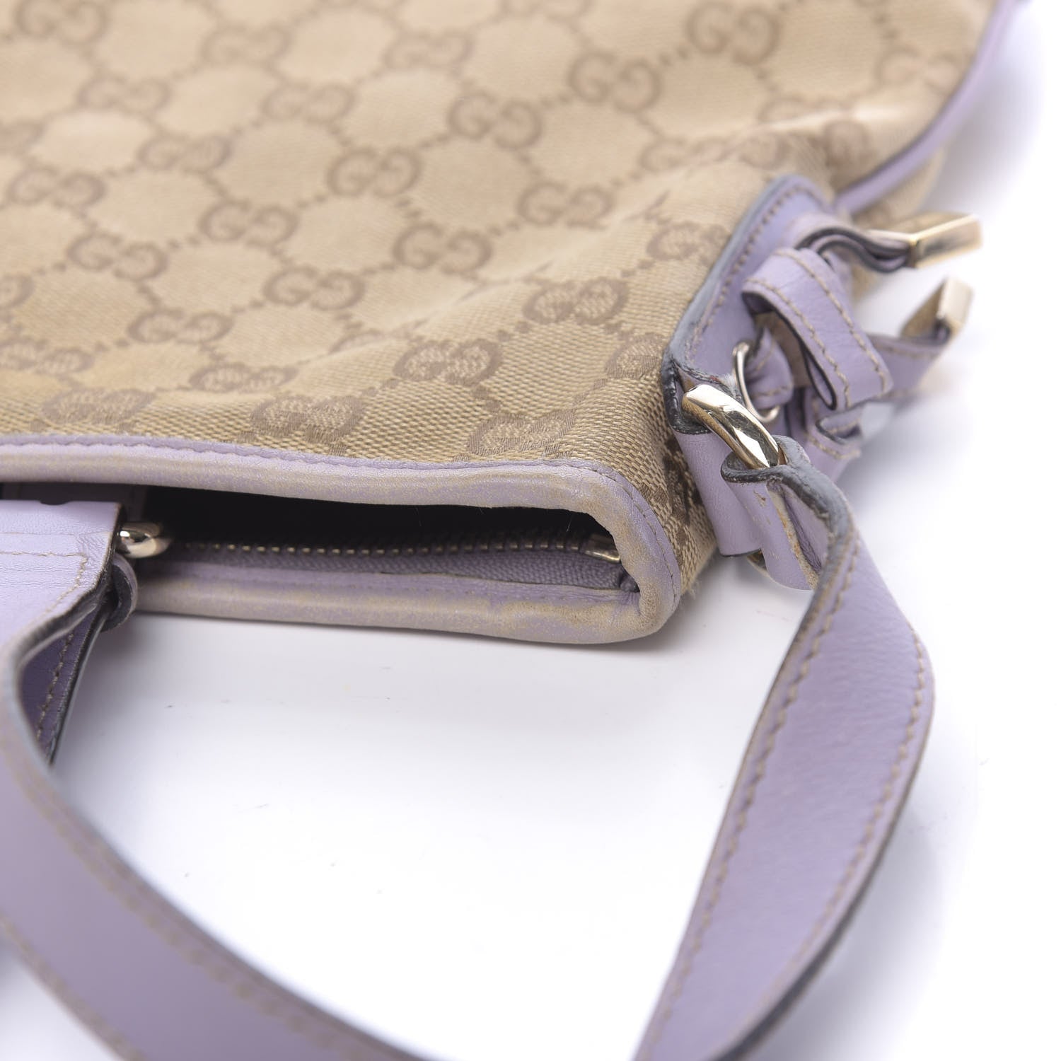 Gucci Monogram Messenger Bag Purple 8 of 19