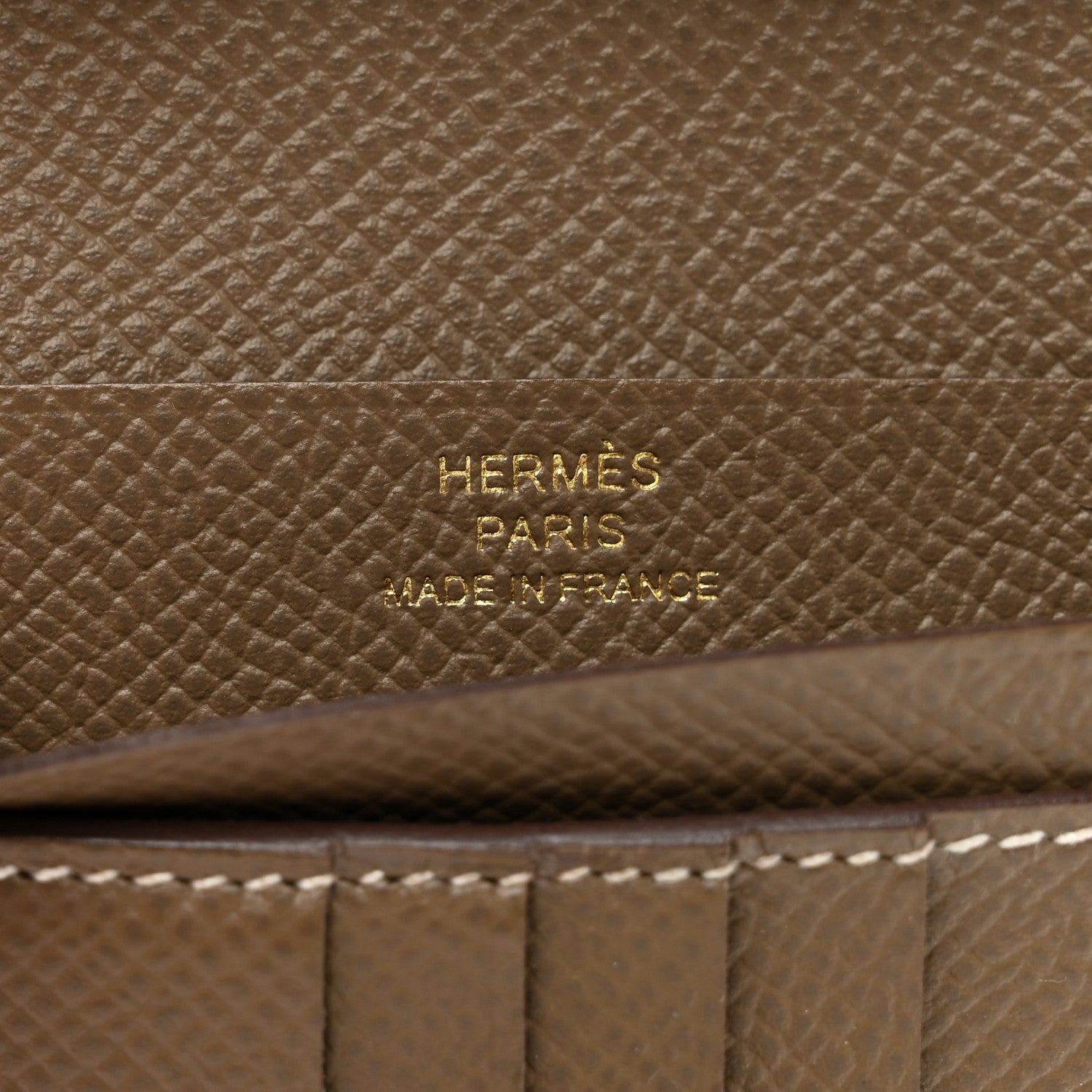 Hermes Epsom Bearn Compact Wallet Etoupe 6 of 10