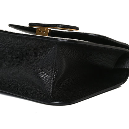 Valentino Garavani Grainy Calfskin Small VSling Shoulder Bag Black 9 of 13