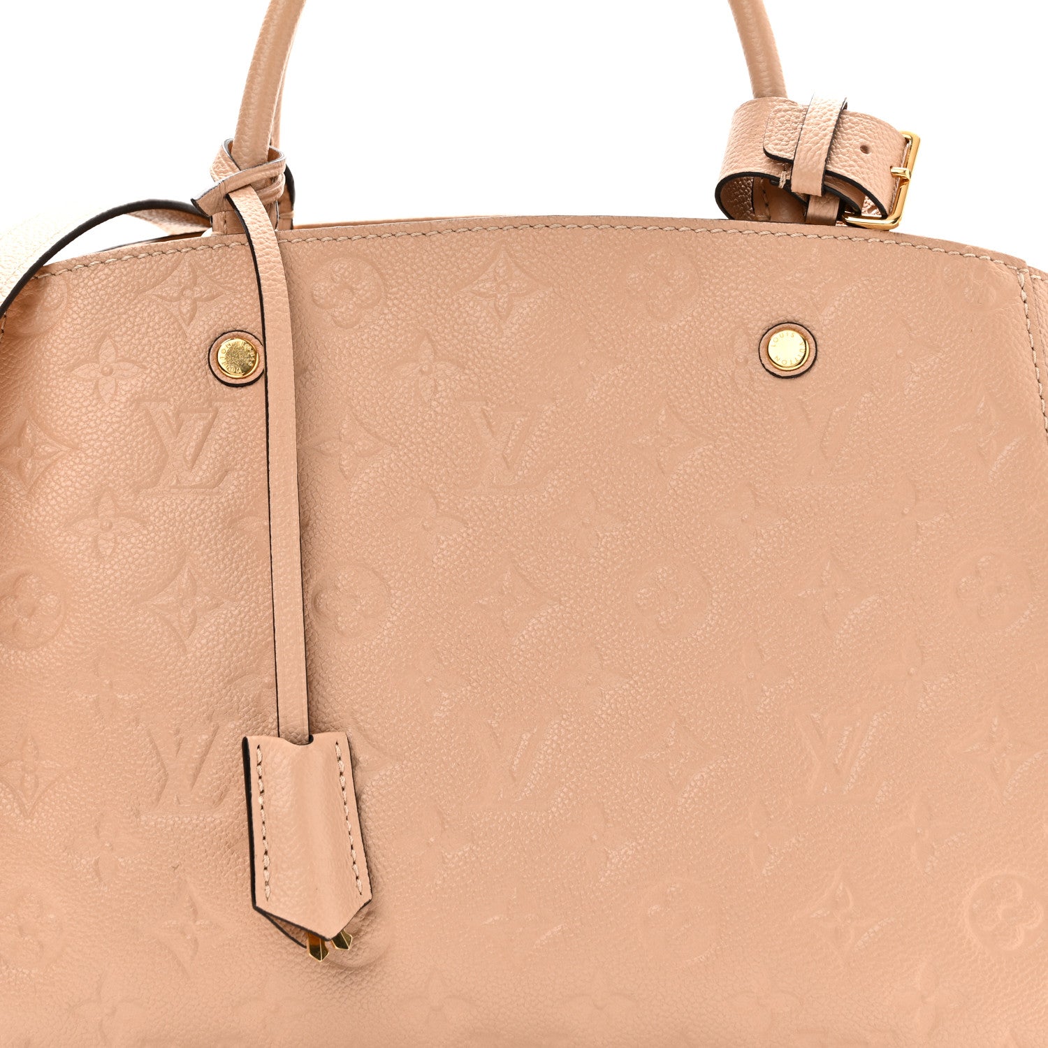 Louis Vuitton Empreinte Montaigne MM Beige Rose 7 of 9