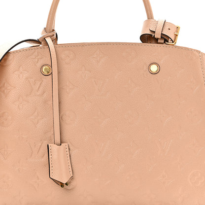Louis Vuitton Empreinte Montaigne MM Beige Rose 7 of 9