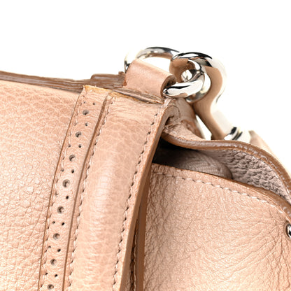 Salvatore Ferragamo Calfskin Medium Sofia Satchel Beige 11 of 13