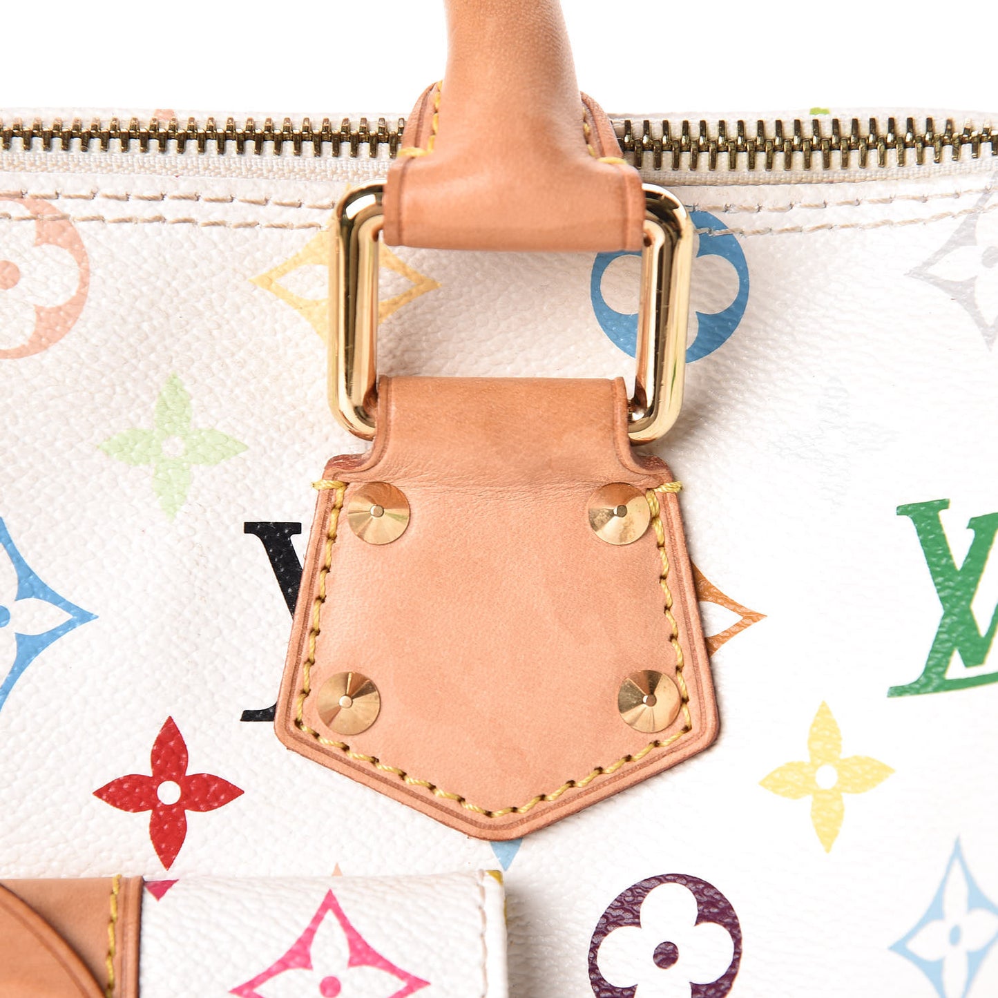 Monogram Multicolor Speedy 30 White