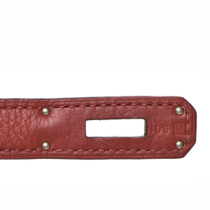 Hermes Taurillon Clemence Birkin 35 Rouge Venetian 18 of 36