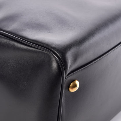 Saint Laurent Calfskin Classic Duffle 6 Black 12 of 15