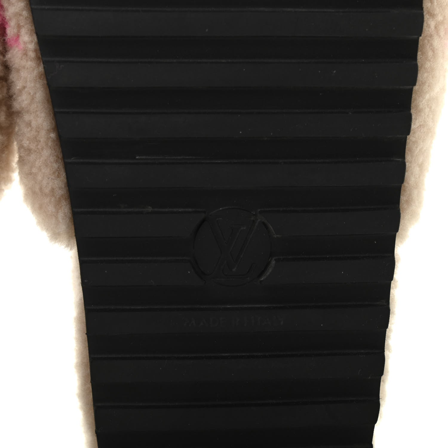 Louis Vuitton Shearling Paseo Flat Comfort Mule 40 Beige 6 of 9