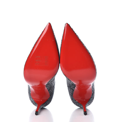 Christian Louboutin Watersnake Nubuck So Kate 120 Pumps 36.5 Light Black 5 of 15